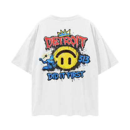 Happyface Loose Drop Shoulder T-Shirt