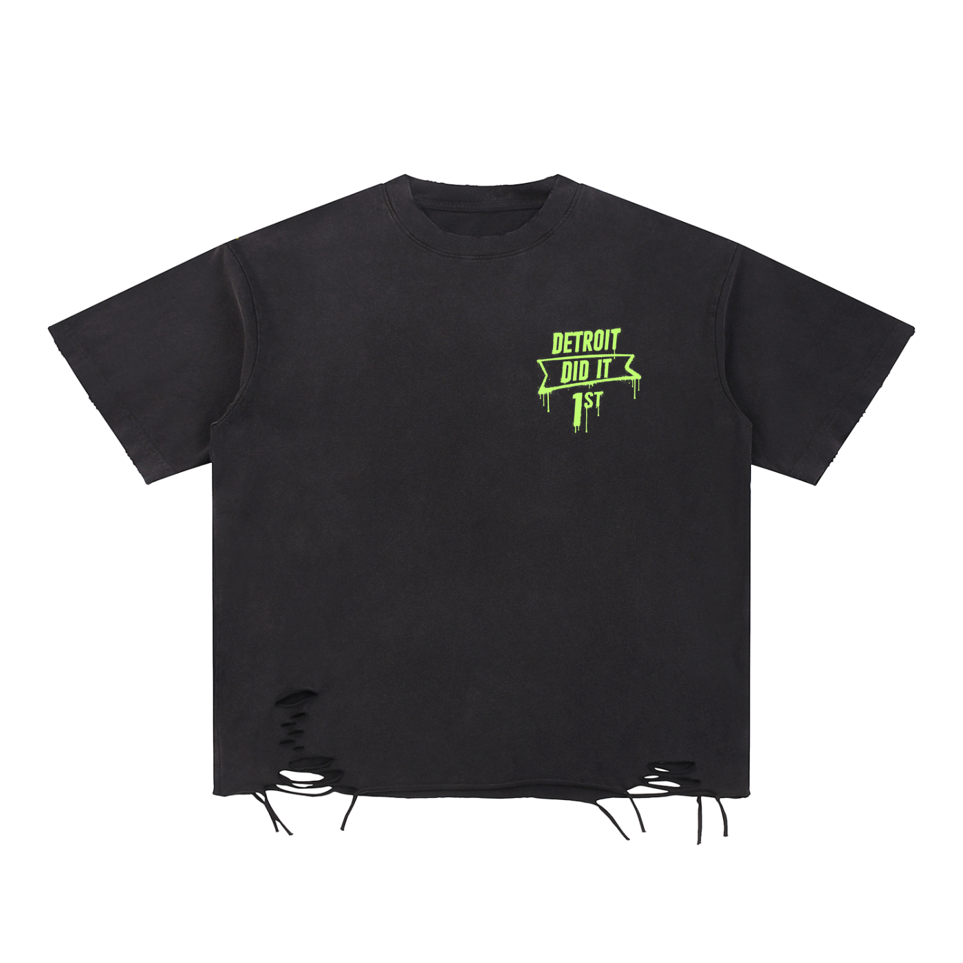 The Wave Raw-Hem T-Shirt