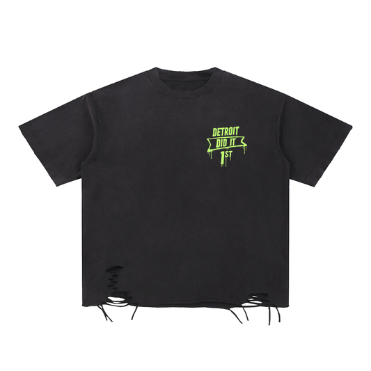 The Wave Raw-Hem T-Shirt