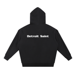 Detroit Saint Raw Edge Double Layered Zip Hoodie
