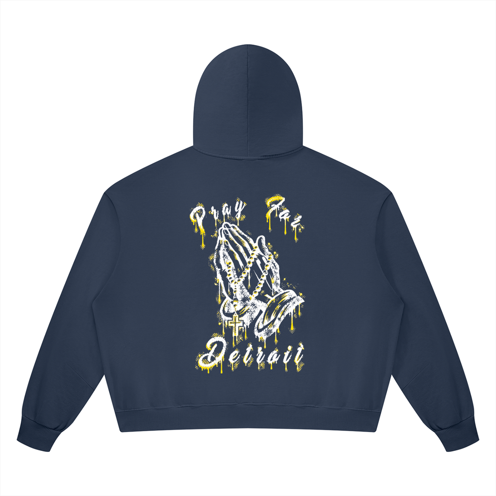 Go Blue Boxy Zip Hoodie