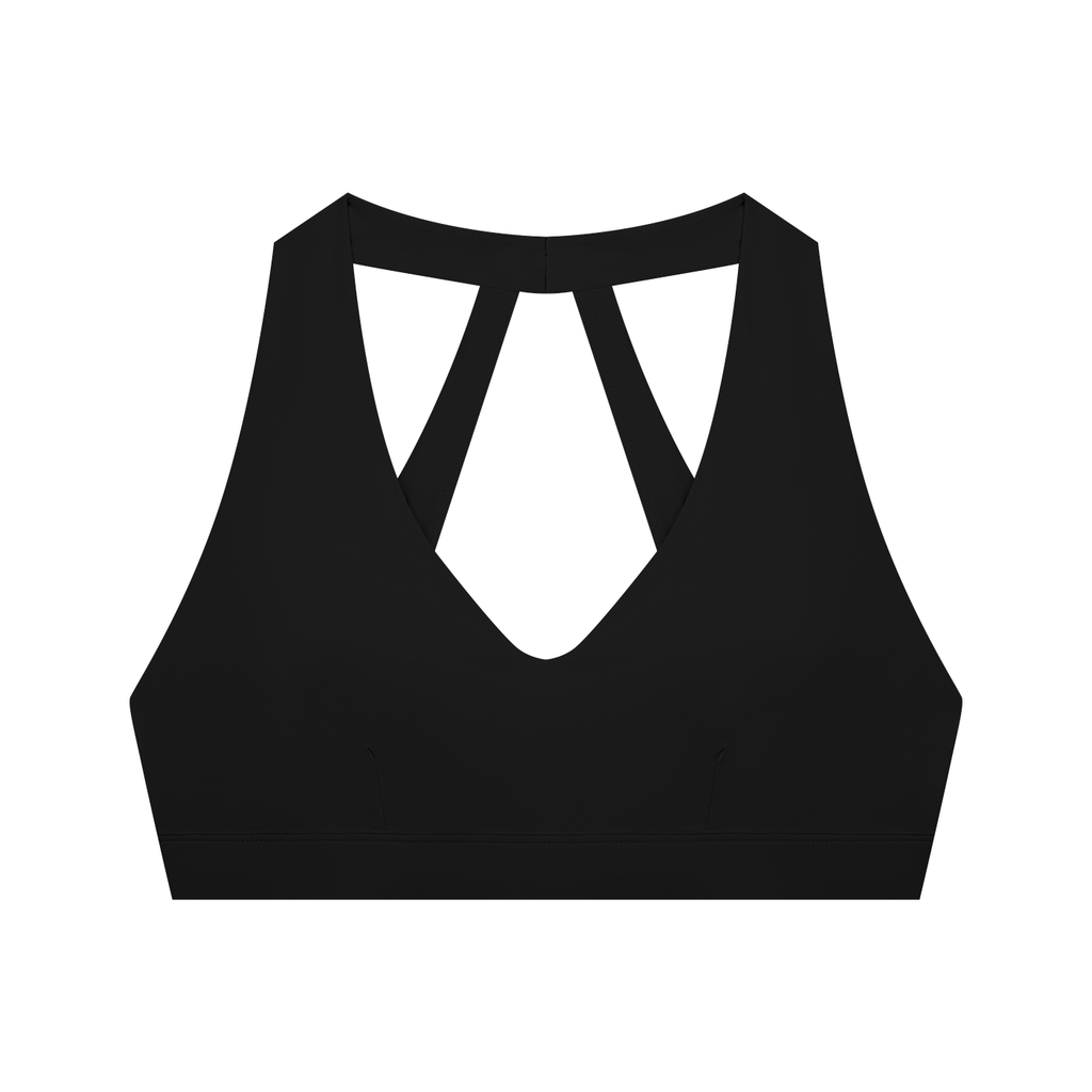 Lady Saint Halter Cropped Sports Bra