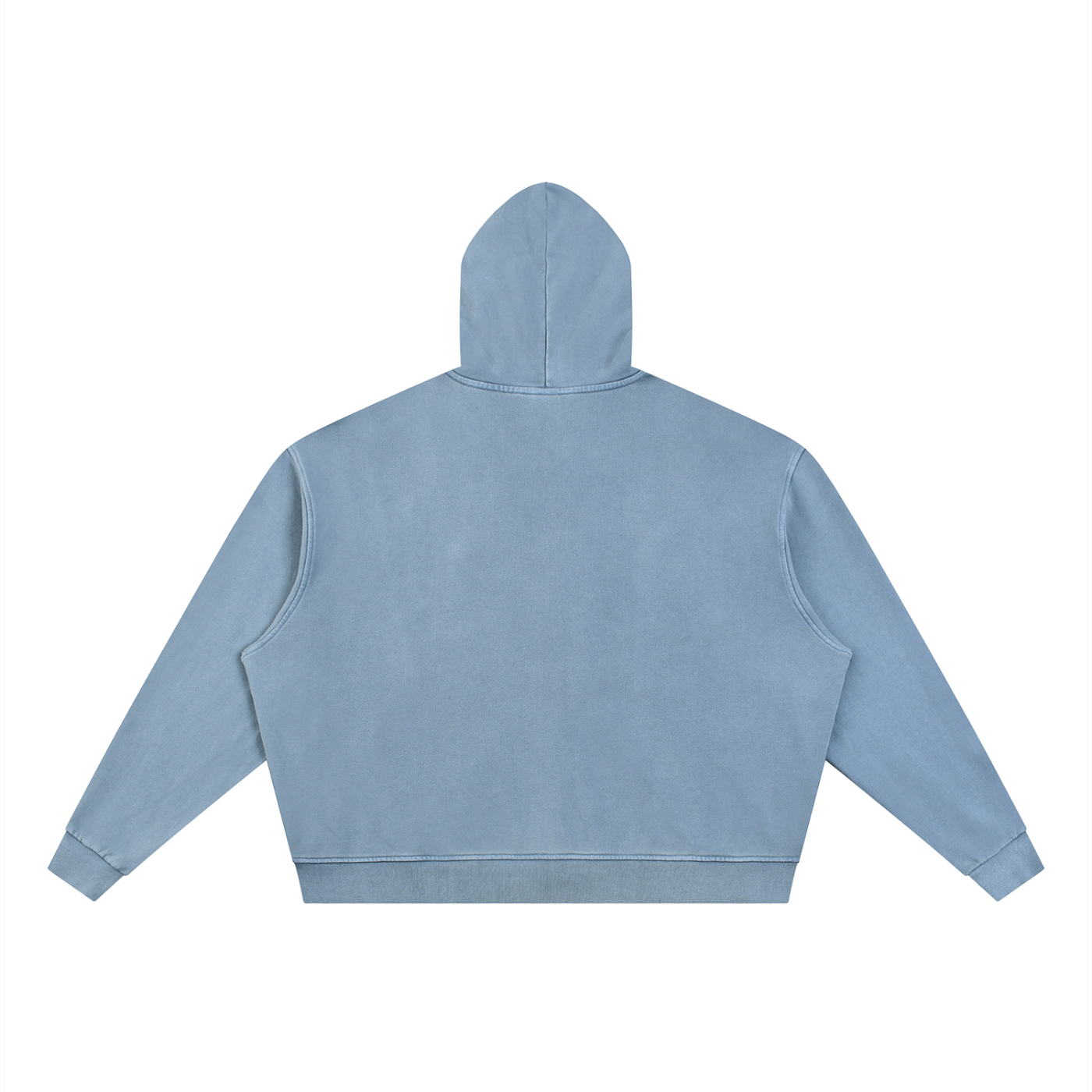 Ice Blue Saint Zip Boxy Hoodie