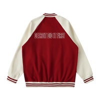 Ice Red Detroit Varsity Jacket