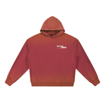 Detroit Vibes Oversized Vintage Washed Fleece Hoodie