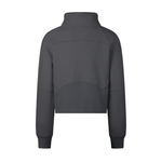 Detroit Saint Cropped Half-Zip Sweatshirt