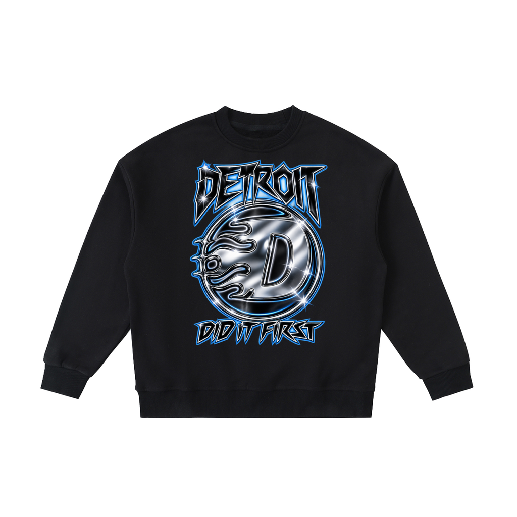 Grit Blue Kids' Crewneck Sweatshirt