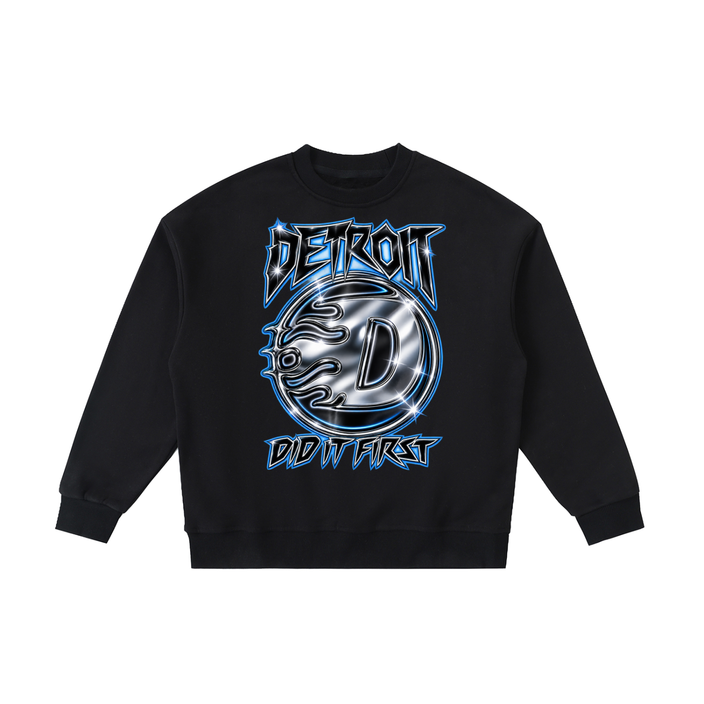 Grit Blue Kids' Crewneck Sweatshirt