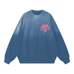 Detroit Baller Blue Sunfade Cotton Sweatshirt