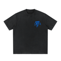 The Wave Grit Blue Vintage Tee