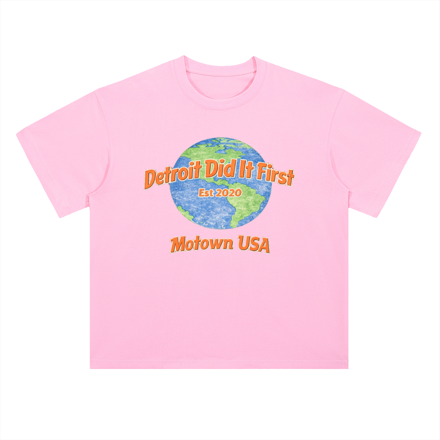 Detroit World Cotton T-Shirt