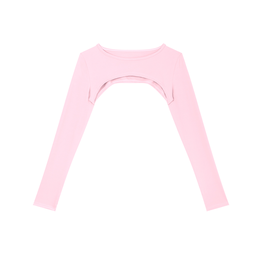 Lady Saint Cutout Long Sleeve Yoga Shrug