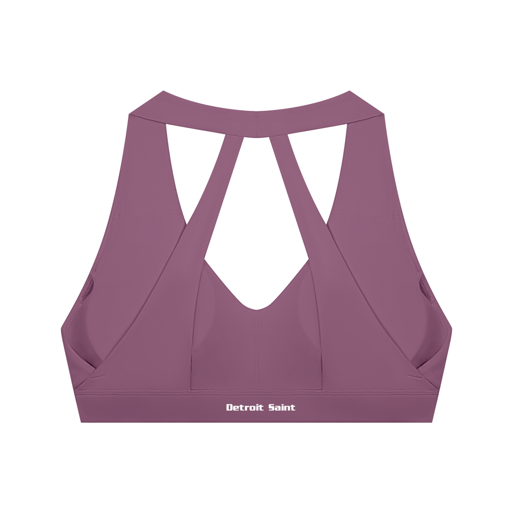 Lady Saint Halter Cropped Sports Bra