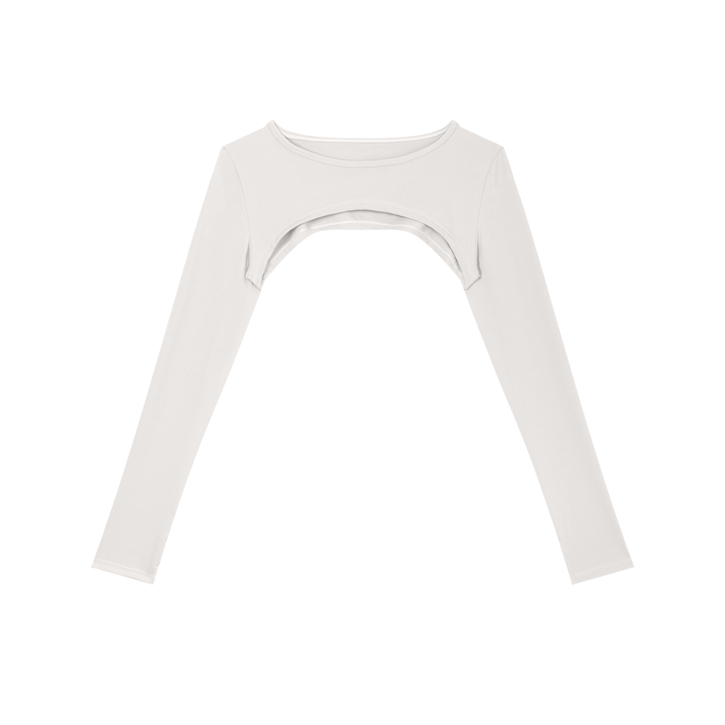 Lady Saint Cutout Long Sleeve Yoga Shrug