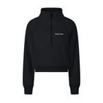 Detroit Saint Cropped Half-Zip Sweatshirt