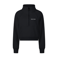 Detroit Saint Cropped Half-Zip Sweatshirt