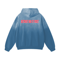 Detroit Baller Blue Heavyweight Oversized Hoodie