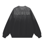 Detroit Black Sunfade Cotton Sweatshirt