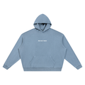 Ice Blue Vintage Wash Boxy Hoodie