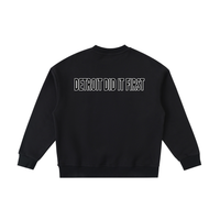 Detroit Black Kids' Crewneck Sweatshirt