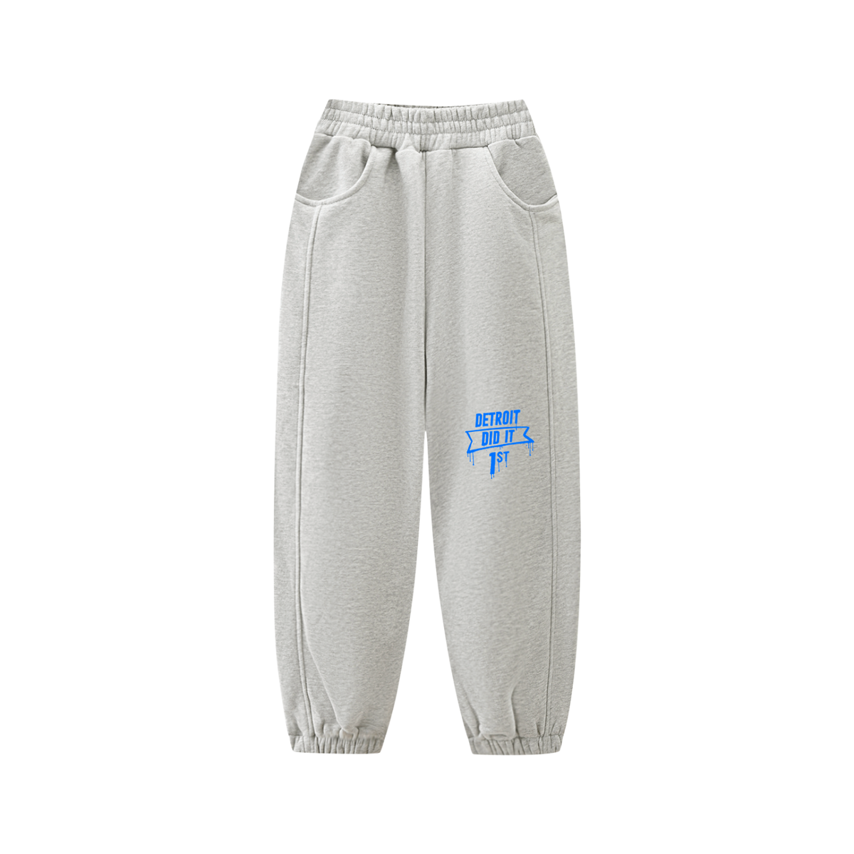 Gray Kids' Fleece Sweatpants