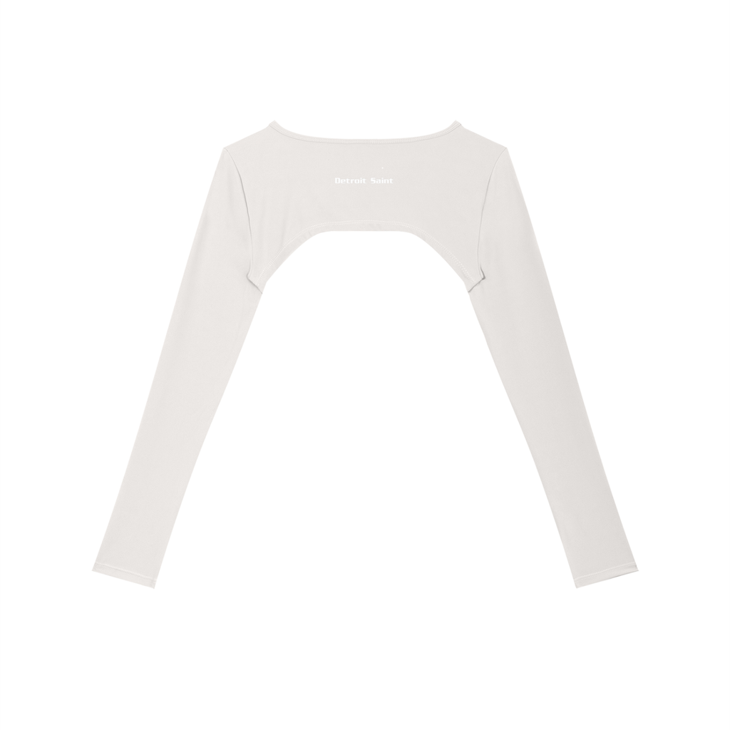 Lady Saint Cutout Long Sleeve Yoga Shrug