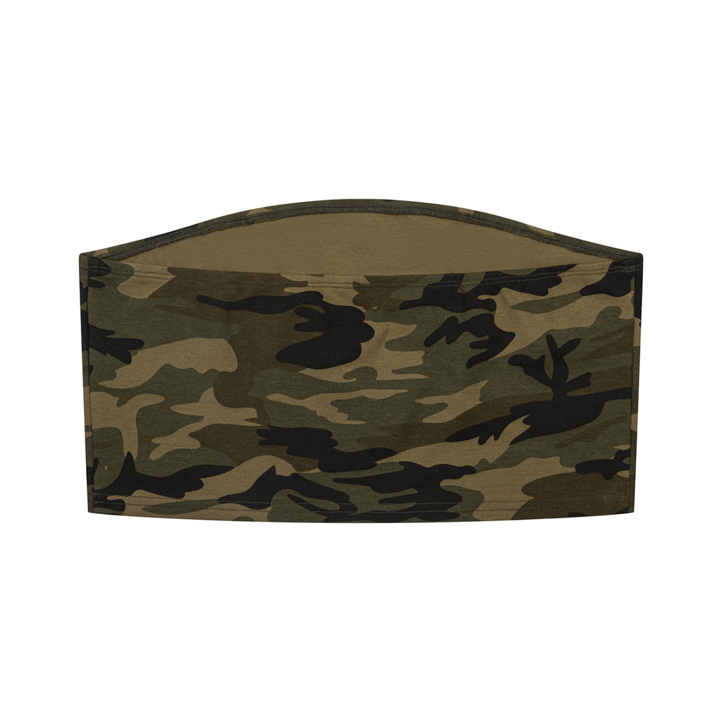 The Wave Camo Cropped Tube Top