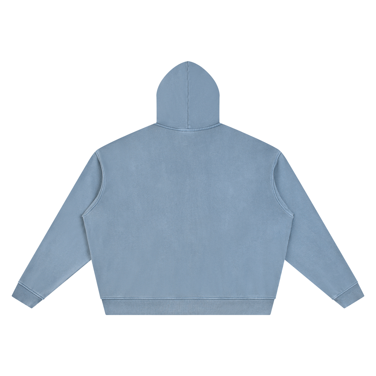 Ice Blue Vintage Wash Boxy Hoodie