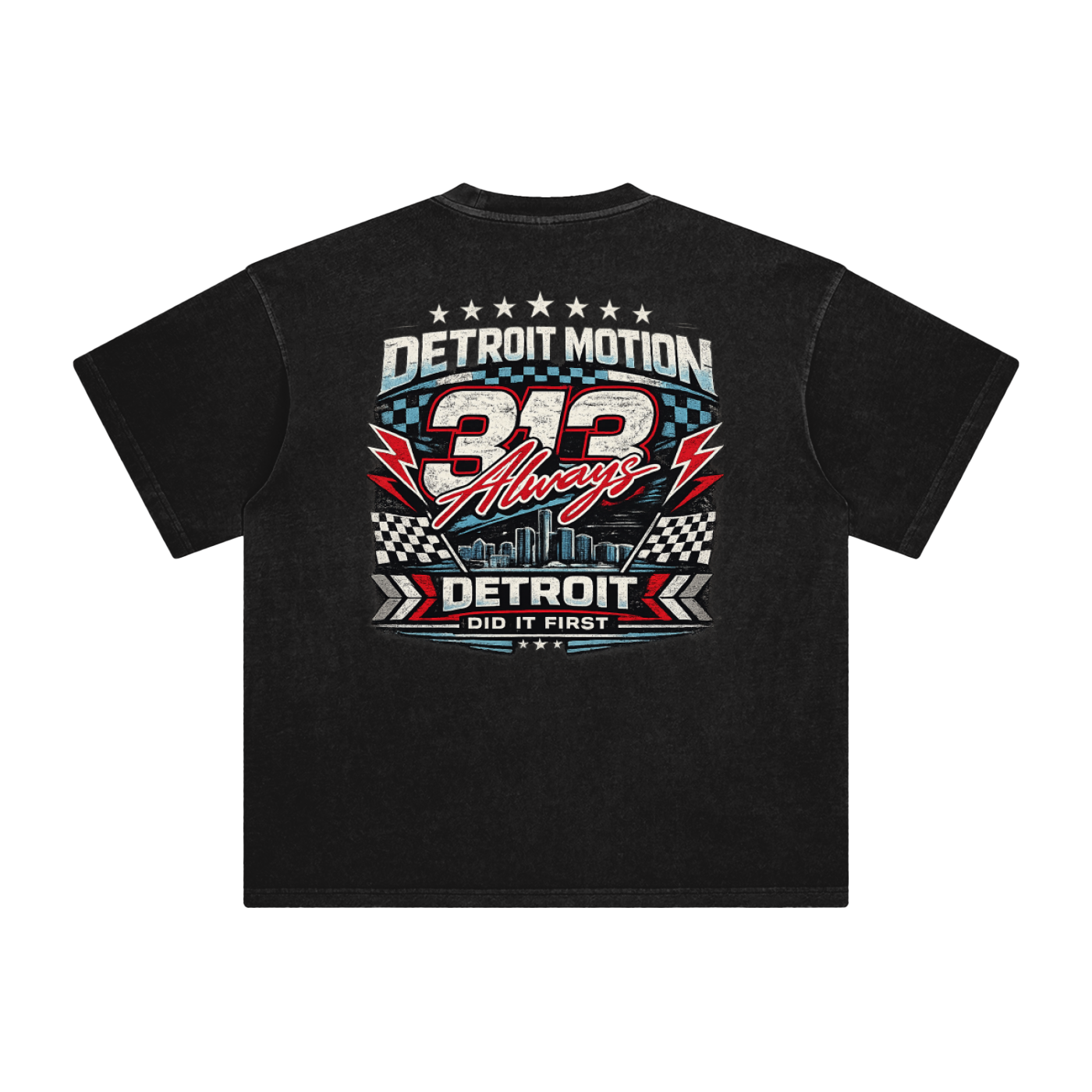313 Racing Enzyme Washed T-Shirt