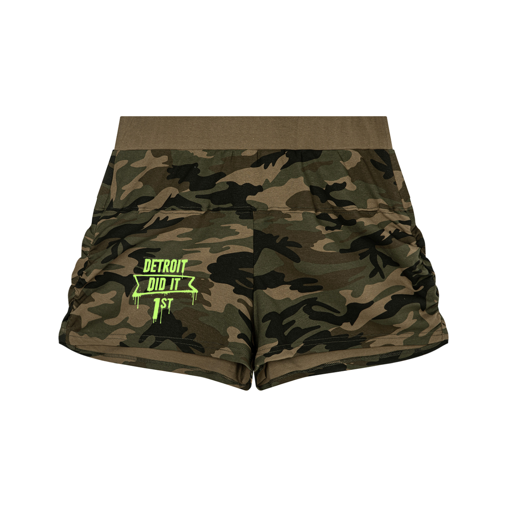 The Wave Slim Camo Shorts