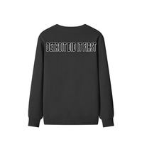 Detroit Black Unisex Cotton Sweater