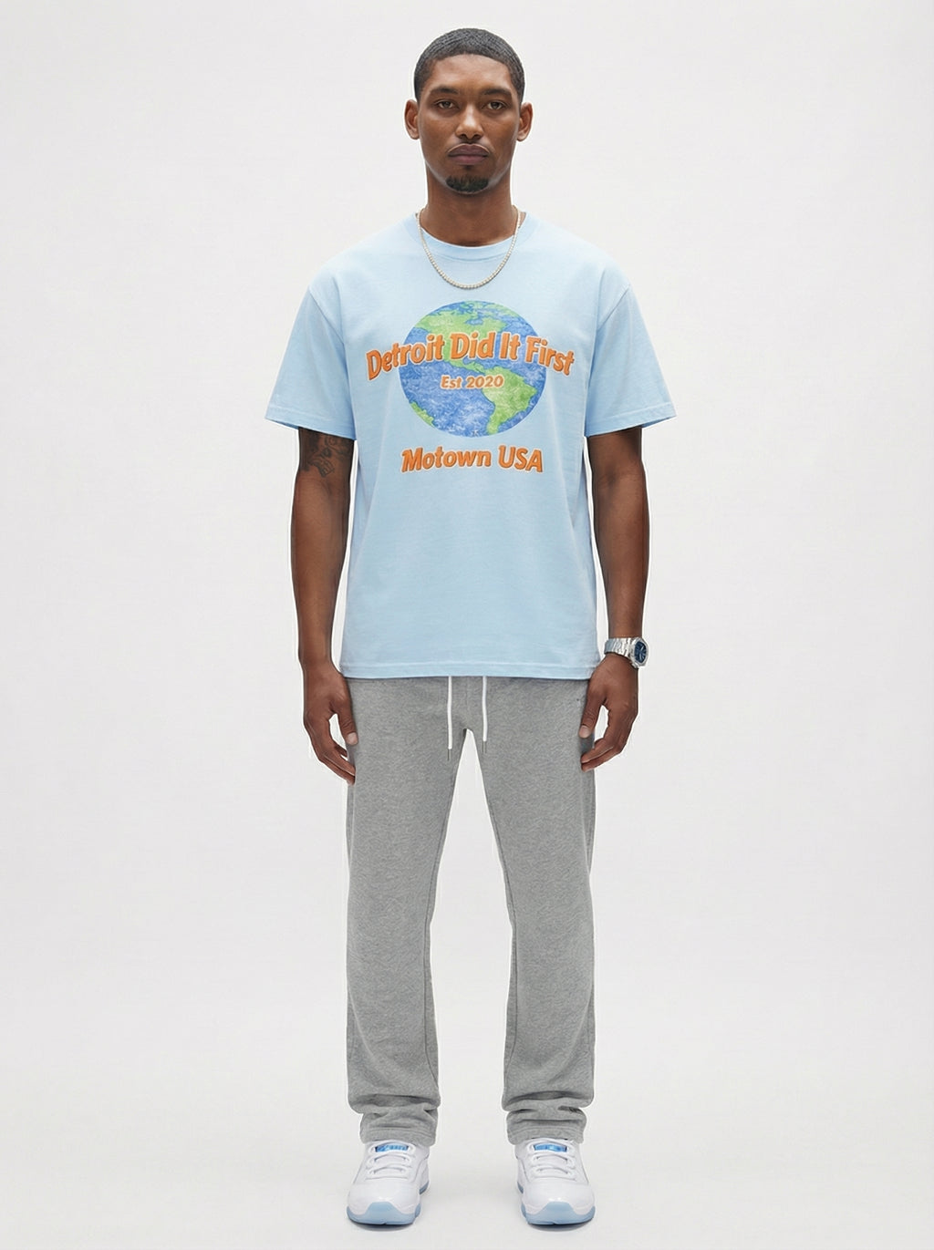 Detroit World Cotton T-Shirt