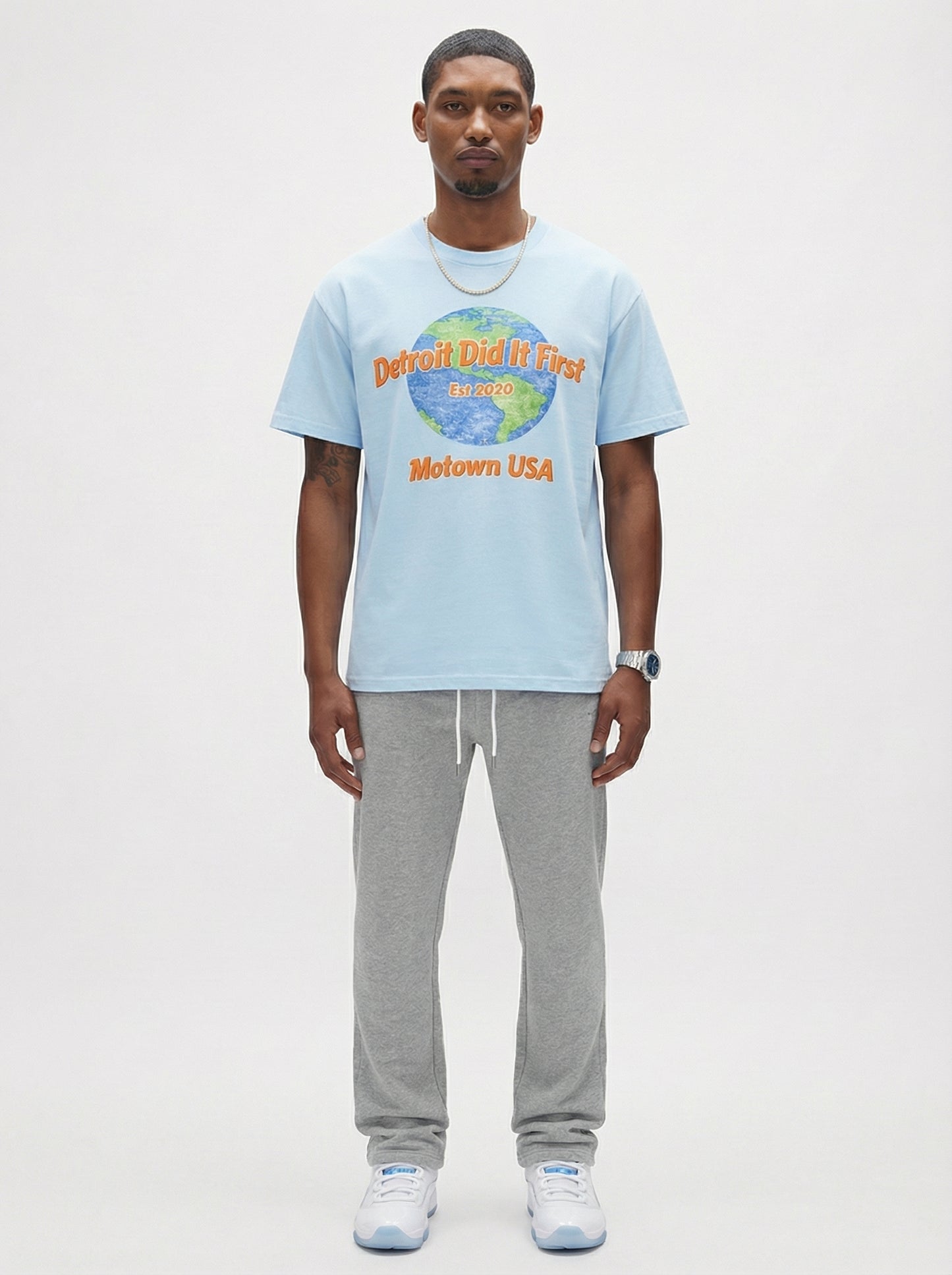 Detroit World Cotton T-Shirt