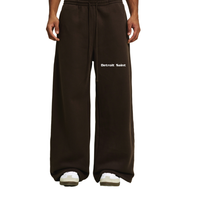 Detroit Saint Fleece Drawstring Straight-Leg Sweatpants