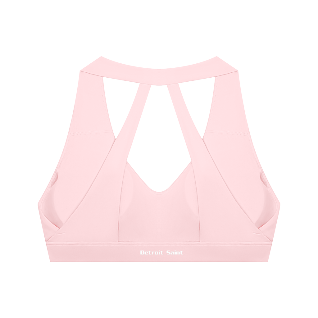 Lady Saint Halter Cropped Sports Bra