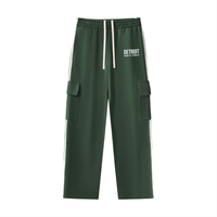 Detroit Did It First Side Stripe Straight-Leg Pants