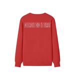 Ice Red Unisex Cotton Sweater