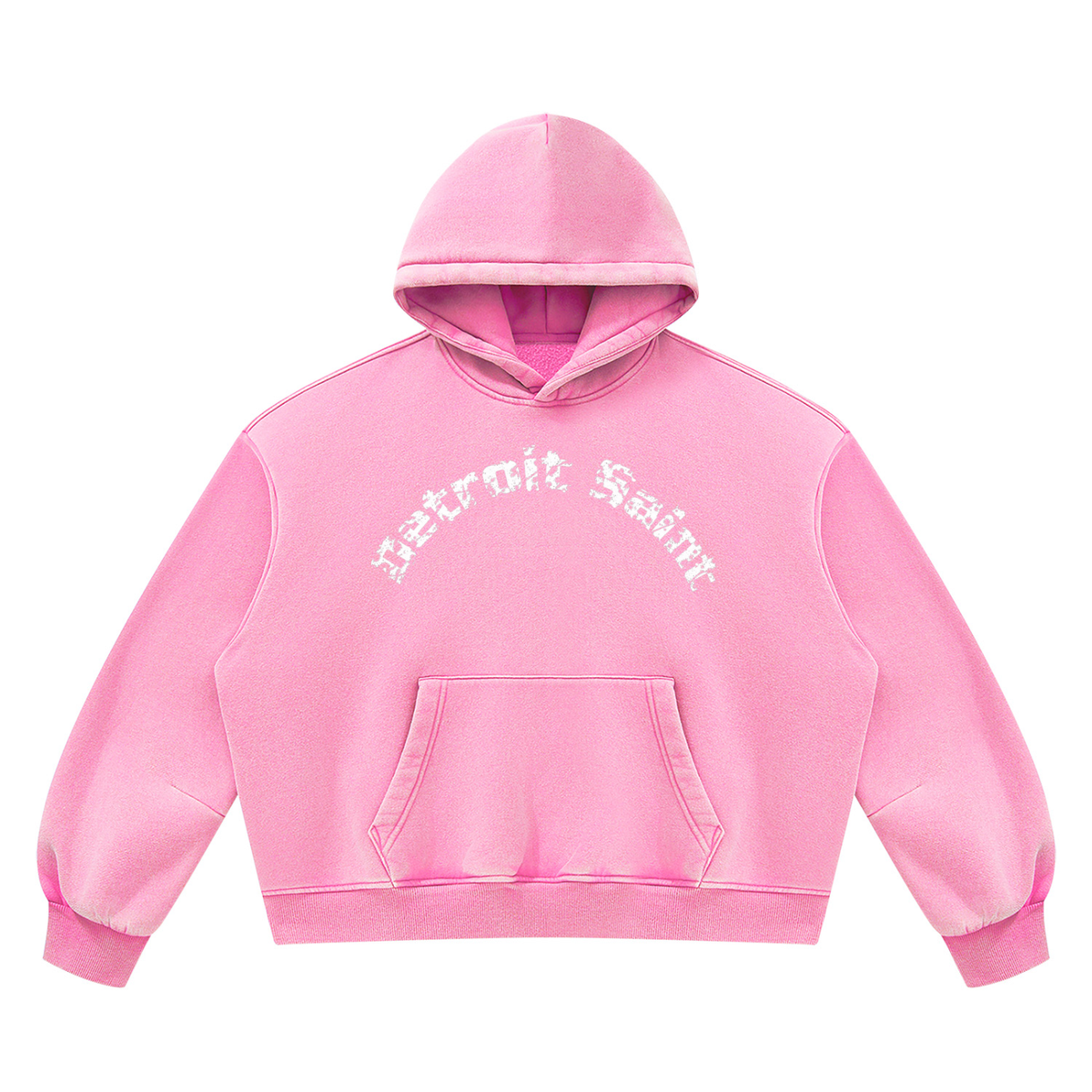 The Pink Saint Wash Boxy Hoodie
