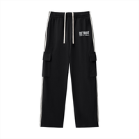 Detroit Did It First Side Stripe Straight-Leg Pants