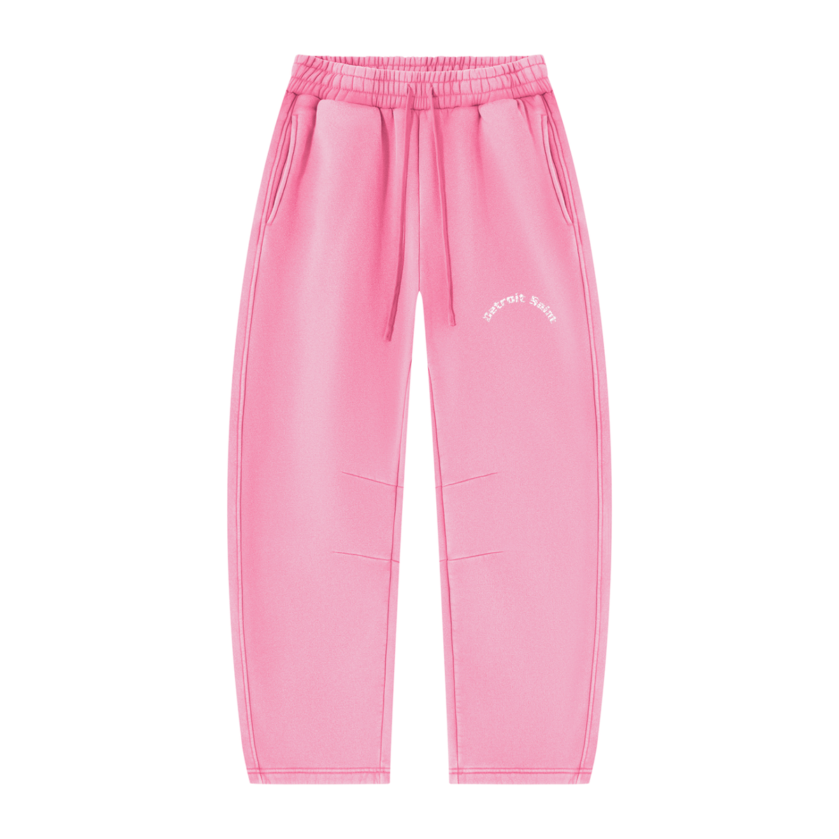 The Pink Saint Barrel Leg Sweatpants
