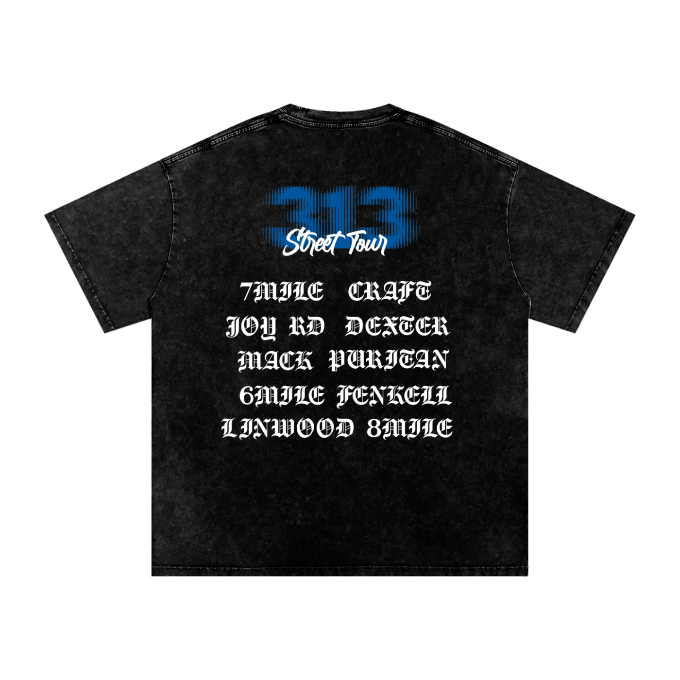 313 Tour Oversized Cotton T-Shirt