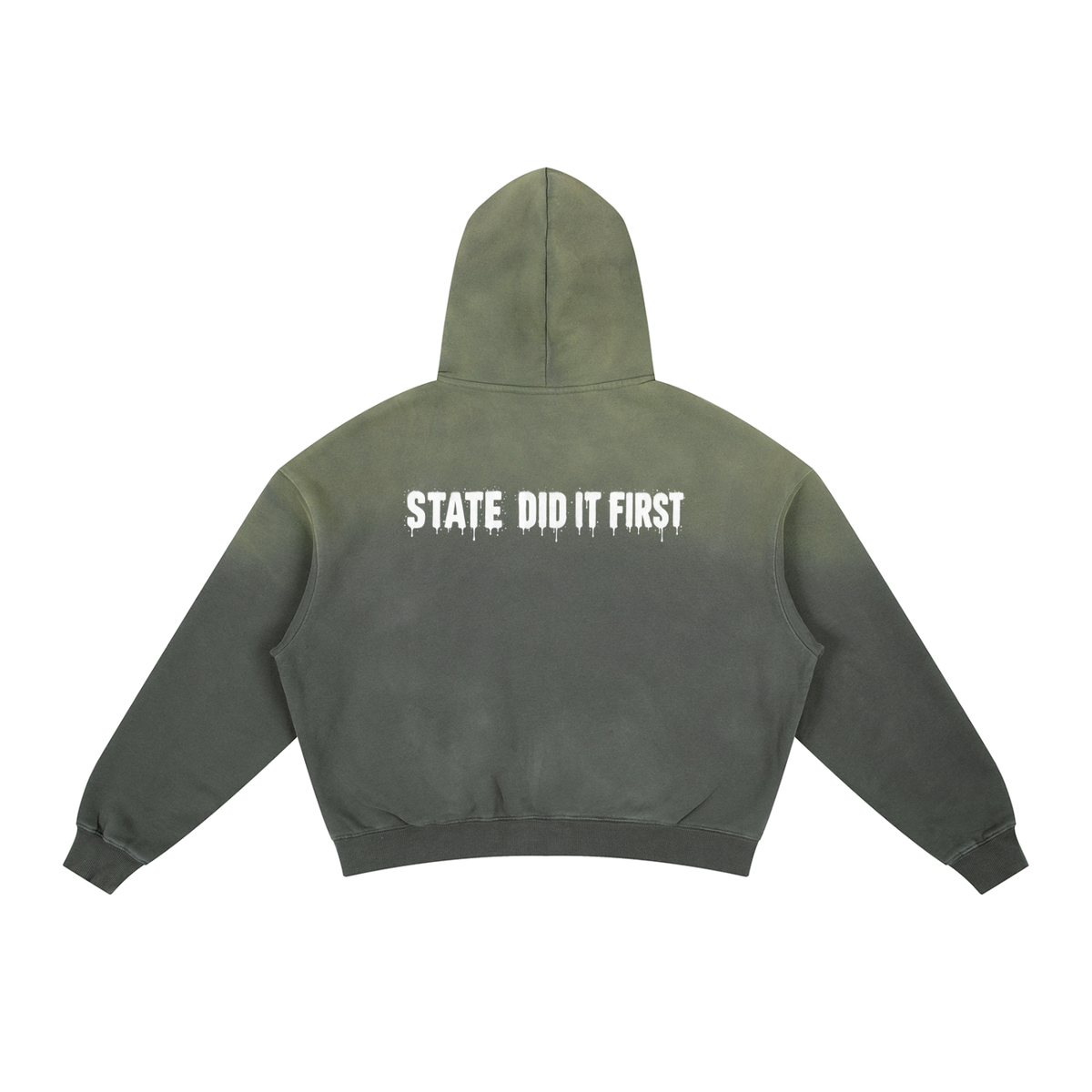 State First Frayed Boxy Hoodie