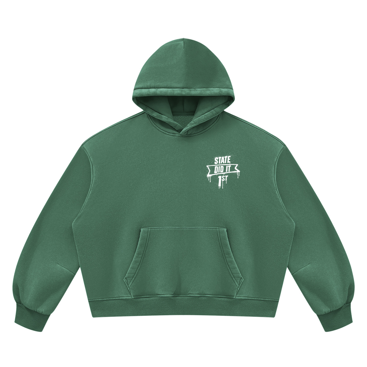 State Did It First Boxy Hoodie