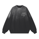 Detroit Black Sunfade Cotton Sweatshirt