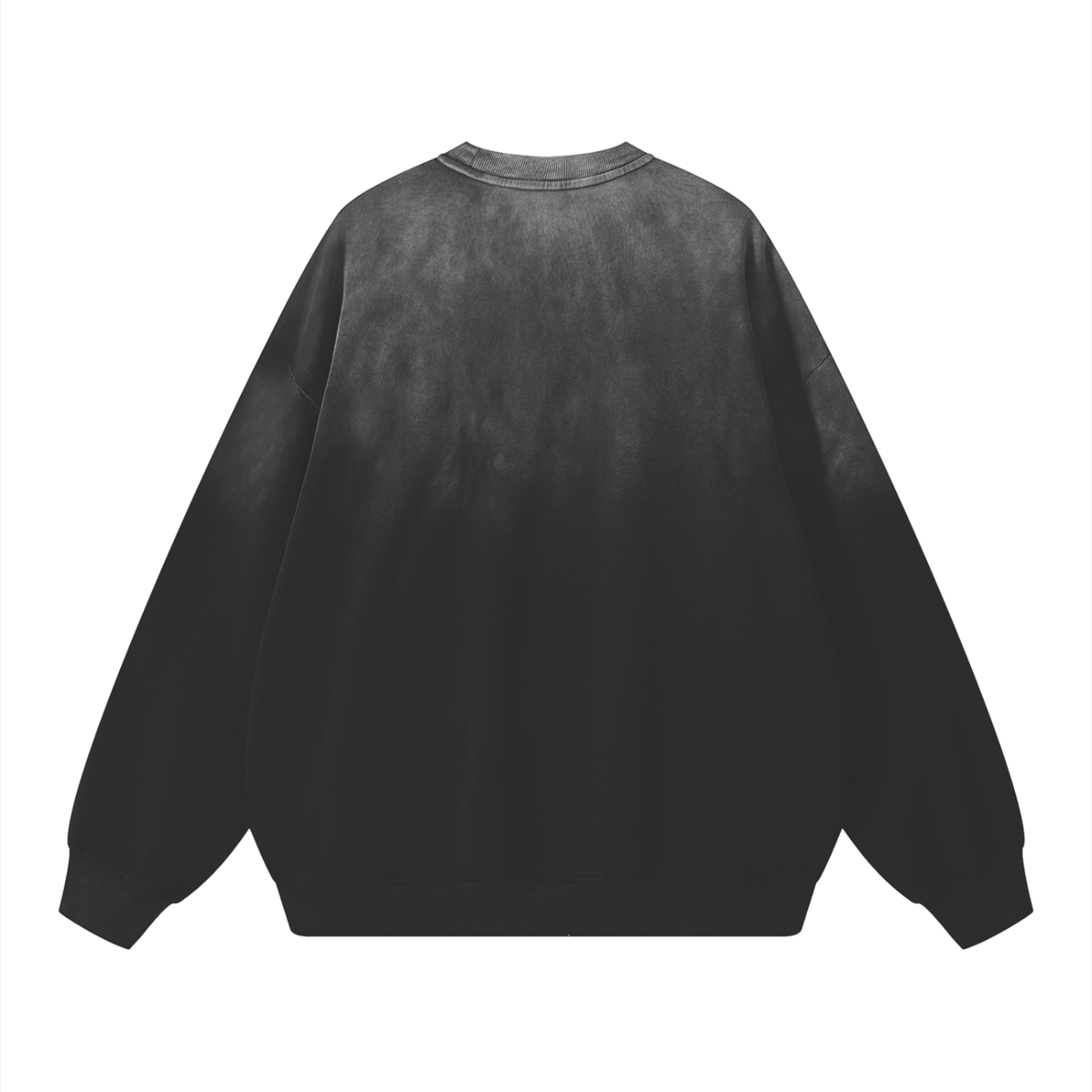 Grit Blue Faded Cotton Sweatshirt