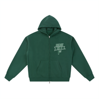 Go Green Go Detroit Fleece Zip-Through Hoodie