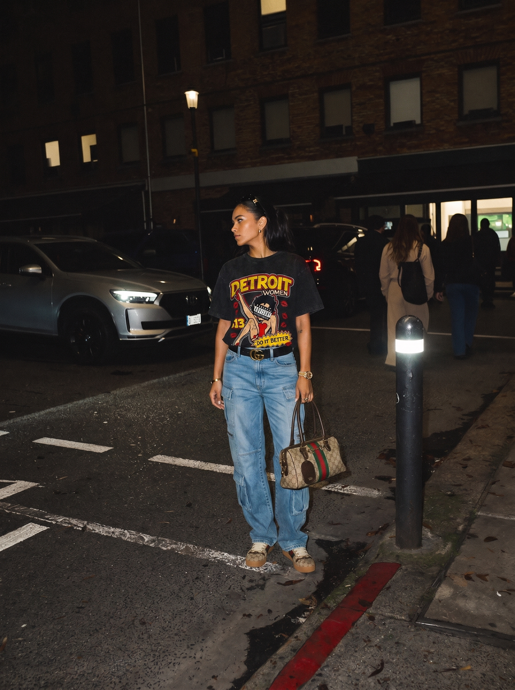 313 Lady Enzyme Washed T-Shirt