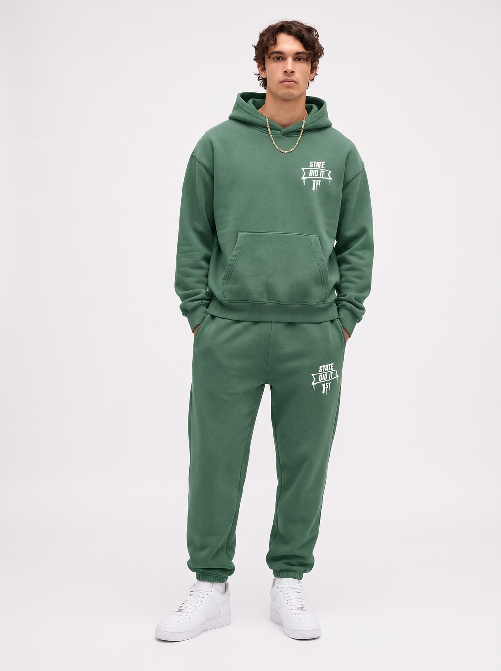 State Did It First Boxy Hoodie