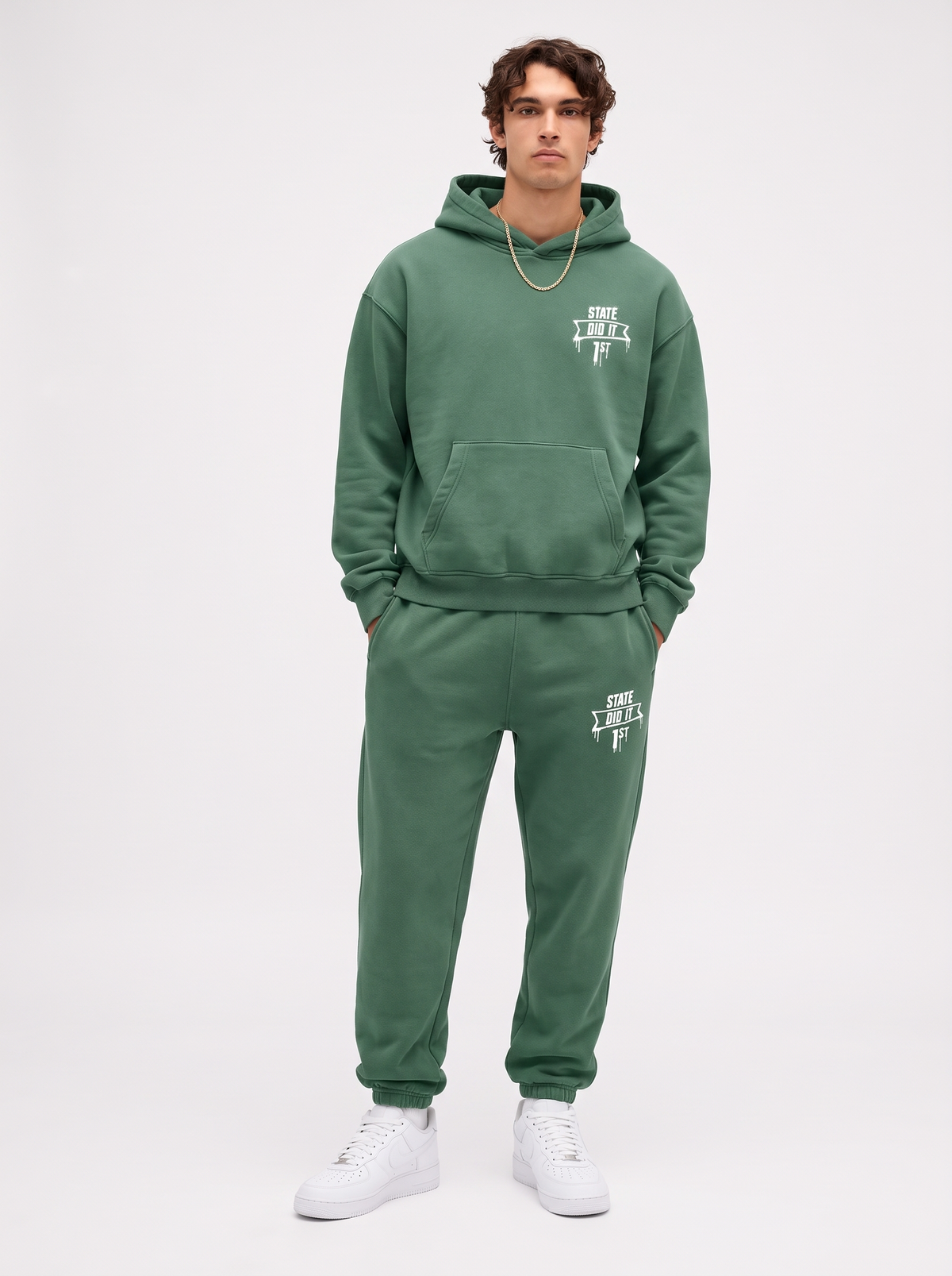 State Did It First Boxy Hoodie