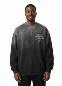 Detroit Black Sunfade Cotton Sweatshirt